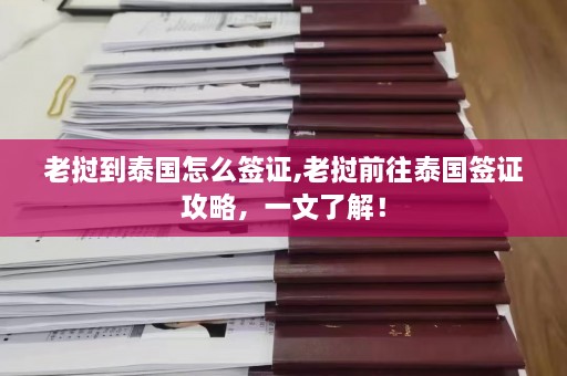 老挝到泰国怎么签证,老挝前往泰国签证攻略，一文了解！  第1张