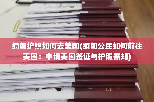  *** 护照如何去美国( *** 公民如何前往美国：申请美国签证与护照需知)  第1张