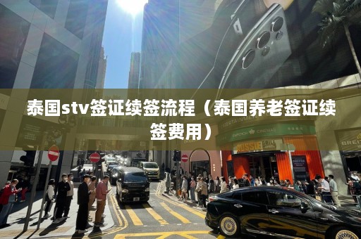 泰国stv签证续签流程（泰国养老签证续签费用）