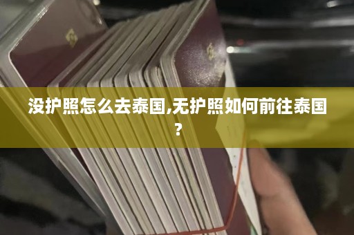 没护照怎么去泰国,无护照如何前往泰国？  第1张