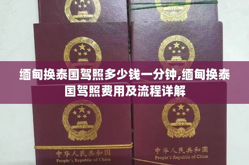  *** 换泰国驾照多少钱一分钟, *** 换泰国驾照费用及流程详解  第1张