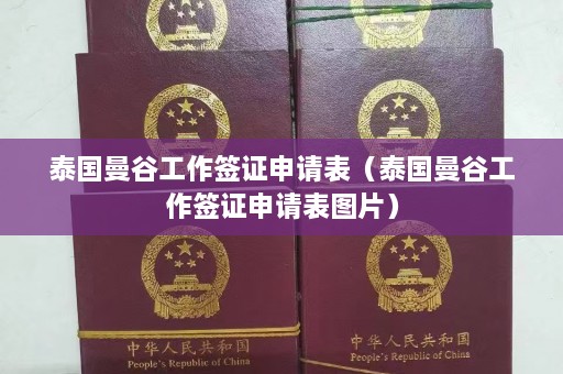 泰国曼谷工作签证申请表（泰国曼谷工作签证申请表图片）  第1张