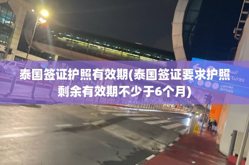 泰国签证护照有效期(泰国签证要求护照剩余有效期不少于6个月)  第1张