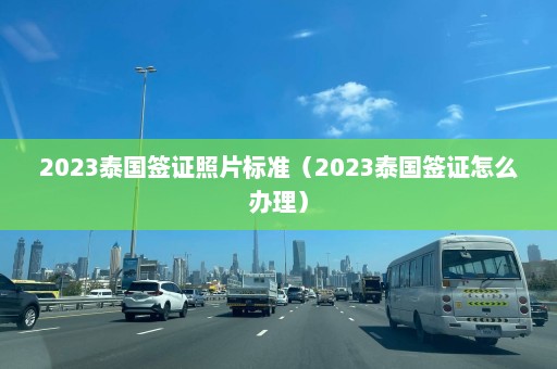 2023泰国签证照片标准（2023泰国签证怎么办理）