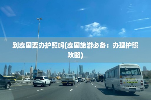 到泰国要办护照吗(泰国旅游必备：办理护照攻略)  第1张