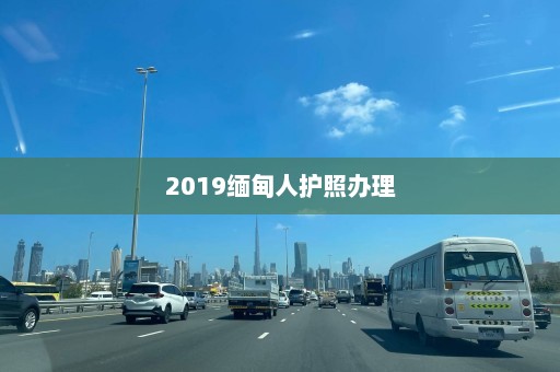 2019缅甸人护照办理