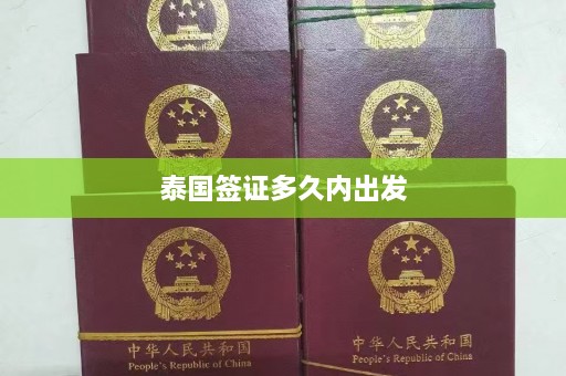 泰国签证多久内出发  第1张