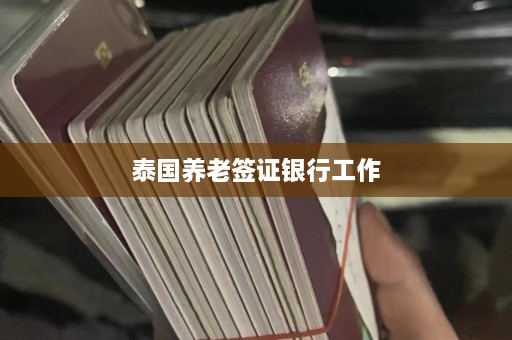 泰国养老签证银行工作  第1张