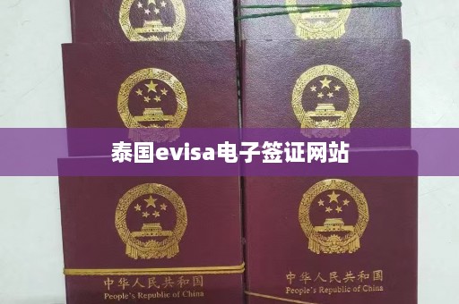 泰国evisa电子签证网站