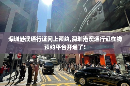 深圳港澳通行证网上预约,深圳港澳通行证在线预约平台开通了！