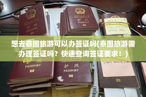 想去泰国旅游可以办签证吗(泰国旅游需办理签证吗？快速查询签证要求！)  第1张