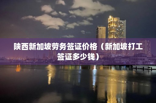 陕西新加坡劳务签证价格（新加坡打工签证多少钱）  第1张