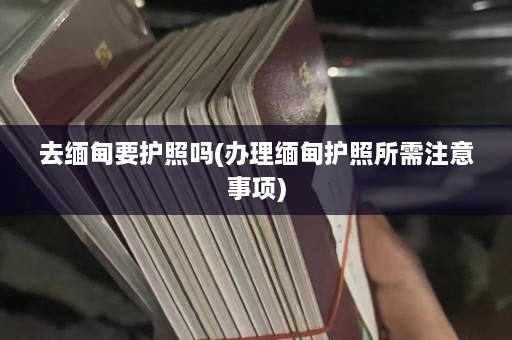 去缅甸要护照吗(办理缅甸护照所需注意事项)