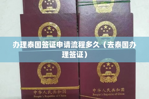 办理泰国签证申请流程多久（去泰国办理签证）  第1张