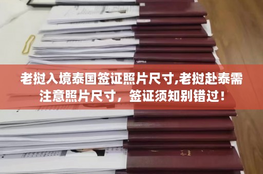 老挝入境泰国签证照片尺寸,老挝赴泰需注意照片尺寸，签证须知别错过！  第1张