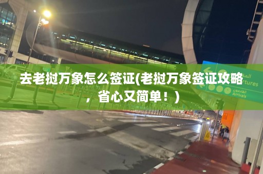 去老挝万象怎么签证(老挝万象签证攻略，省心又简单！)  第1张