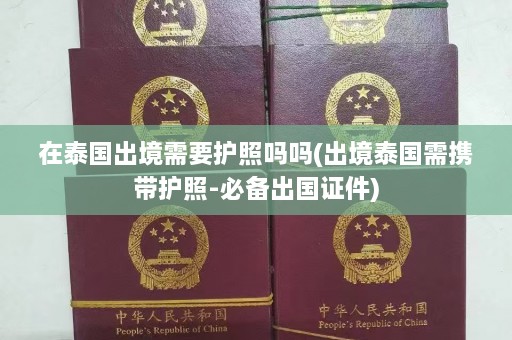 在泰国出境需要护照吗吗(出境泰国需携带护照-必备出国证件)  第1张