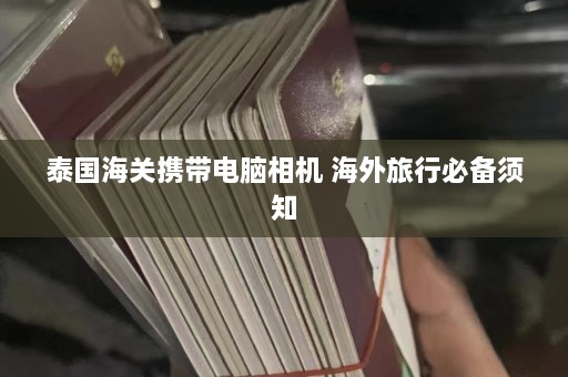 泰国海关携带电脑相机 海外旅行必备须知  第1张