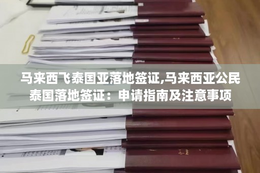 马来西飞泰国亚落地签证,马来西亚公民泰国落地签证：申请指南及注意事项  第1张