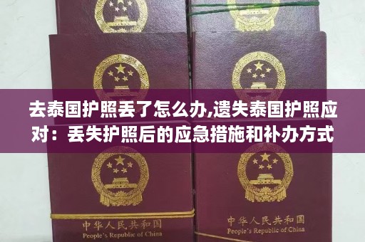 去泰国护照丢了怎么办,遗失泰国护照应对：丢失护照后的应急措施和补办方式  第1张