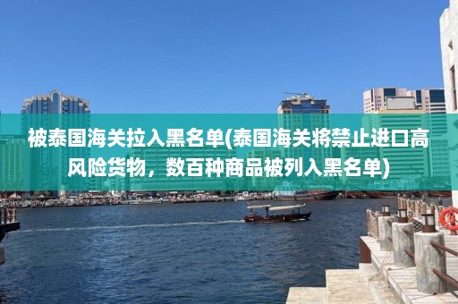 被泰国海关拉入黑名单(泰国海关将禁止进口高风险货物，数百种商品被列入黑名单)