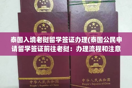 泰国入境老挝留学签证办理(泰国公民申请留学签证前往老挝：办理流程和注意事项)  第1张