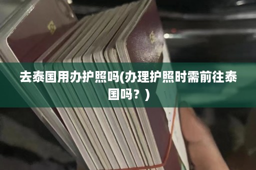 去泰国用办护照吗(办理护照时需前往泰国吗？)  第1张