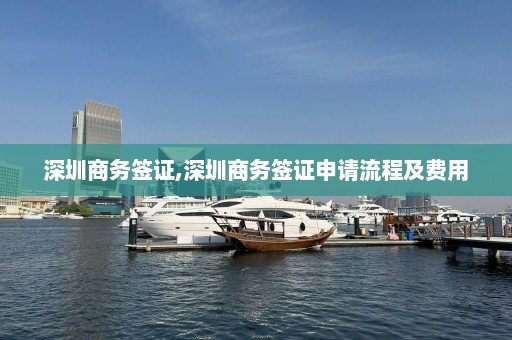 深圳商务签证,深圳商务签证申请流程及费用