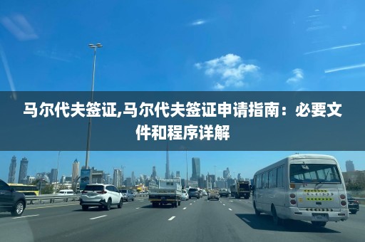 马尔代夫签证,马尔代夫签证申请指南：必要文件和程序详解