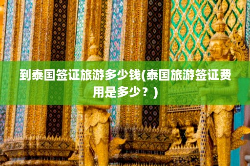 到泰国签证旅游多少钱(泰国旅游签证费用是多少？)  第1张