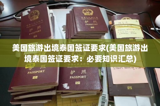 美国旅游出境泰国签证要求(美国旅游出境泰国签证要求：必要知识汇总)  第1张