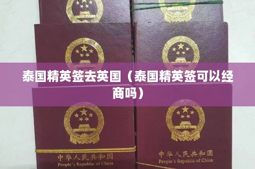 泰国精英签去英国（泰国精英签可以经商吗）  第1张