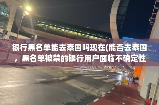 银行黑名单能去泰国吗现在(能否去泰国，黑名单被禁的银行用户面临不确定性)