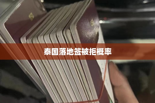 泰国落地签被拒概率  第1张