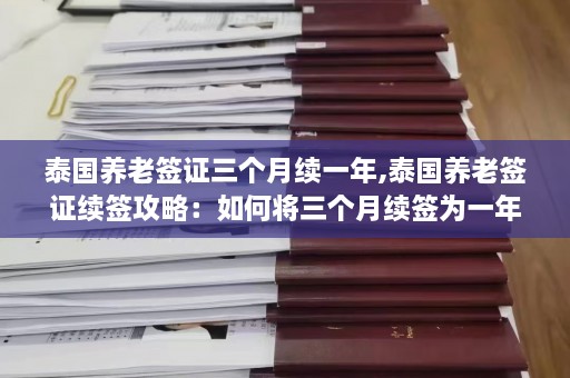 泰国养老签证三个月续一年,泰国养老签证续签攻略：如何将三个月续签为一年？  第1张