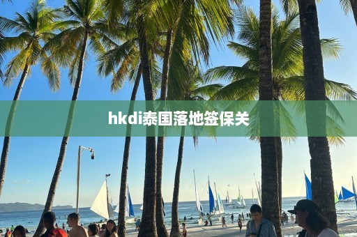 hkdi泰国落地签保关