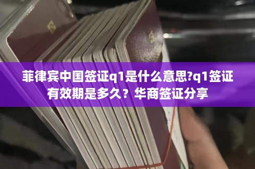 菲律宾中国签证q1是什么意思?q1签证有效期是多久？华商签证分享