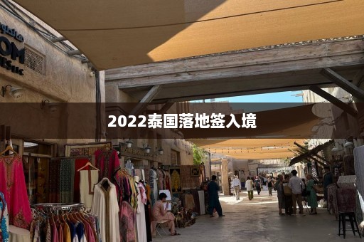 2022泰国落地签入境