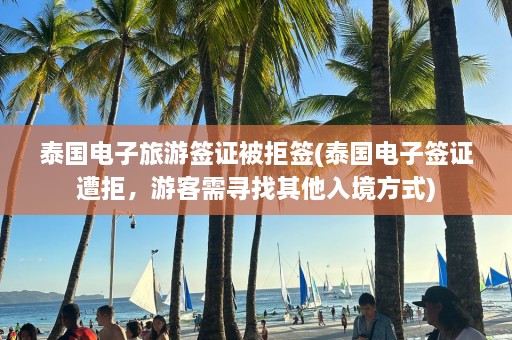 泰国电子旅游签证被拒签(泰国电子签证遭拒，游客需寻找其他入境方式)  第1张