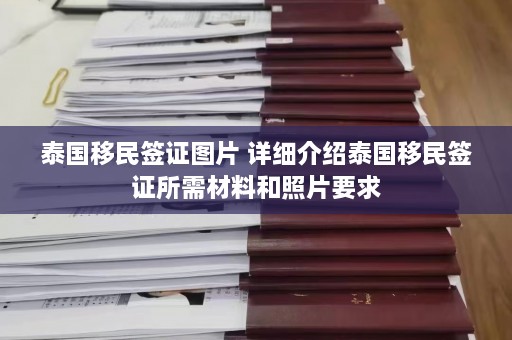 泰国移民签证图片 详细介绍泰国移民签证所需材料和照片要求  第1张