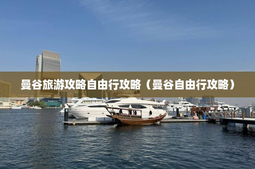 曼谷旅游攻略自由行攻略（曼谷自由行攻略）