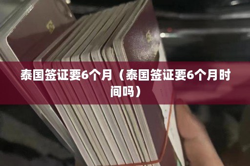 泰国签证要6个月（泰国签证要6个月时间吗）  第1张