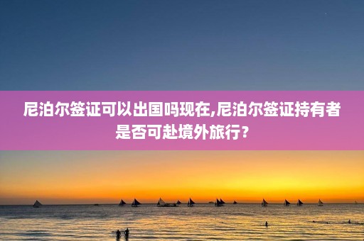 尼泊尔签证可以出国吗现在,尼泊尔签证持有者是否可赴境外旅行？