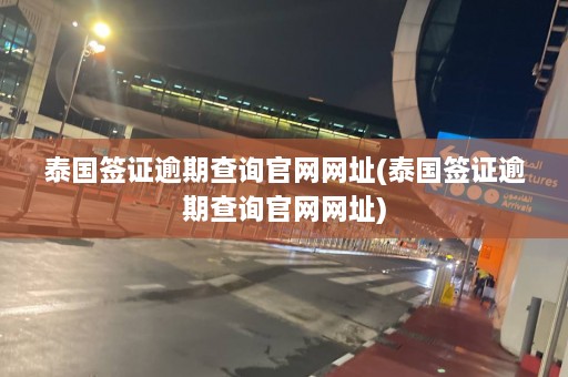 泰国签证逾期查询官网网址(泰国签证逾期查询官网网址)  第1张