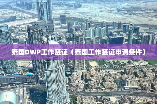 泰国DWP工作签证（泰国工作签证申请条件）