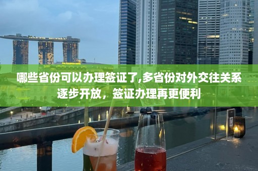 哪些省份可以办理签证了,多省份对外交往关系逐步开放，签证办理再更便利