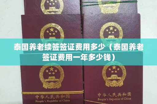 泰国养老续签签证费用多少（泰国养老签证费用一年多少钱）