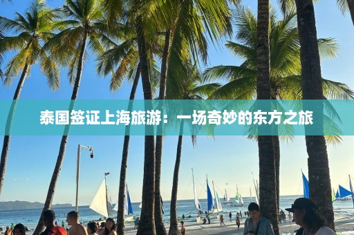 泰国签证上海旅游：一场奇妙的东方之旅