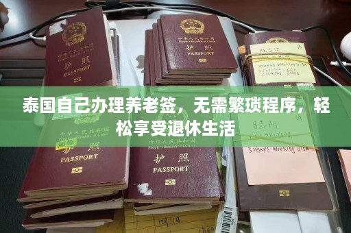 泰国自己办理养老签，无需繁琐程序，轻松享受退休生活  第1张