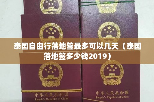 泰国自由行落地签最多可以几天（泰国落地签多少钱2019）  第1张